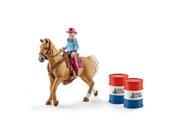 Schleich Barrel Racing Cowgirl Figurine