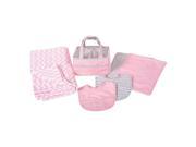 Trend Lab 6 Piece Pink Sky Baby Care Gift Set