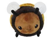 Squishable 7 inch Mini Fuzzy Bumblebee Plush Brown