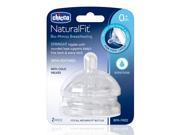 Chicco NaturalFit BPA Free 2 Pack Nipple Slow Flow