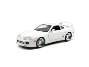 Fast and Furious 1 24 Scale Diecast Car White 1995 Toyota Supra