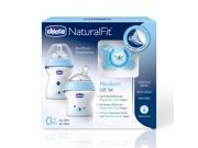 Chicco NaturalFit BPA Free Newborn Gift Set Blue