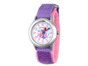 Red Balloon Girl s Fish Stainless Steel Watch with Purple Pink Nylon Strap