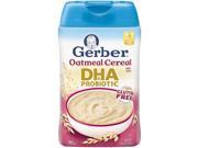 Gerber DHA and Probiotic Oatmeal Baby Cereal 8 Ounce