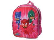 PJ Masks My Mission Sublimation Print Owlette Patch 10 Backpack with Side Mesh