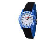 Red Balloon Boy s Blue Plastic Watch with Black and Blue Nylon Strap