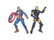 Marvel Legends Series 3.75 2 Pack Action Figure Captain America Iron Man