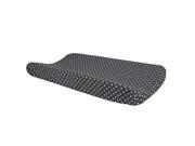Trend Lab Bedtime Gray Dot Changing Pad Cover