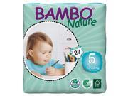 Bambo Nature Size 5 Diapers 6 Pack 27 Count