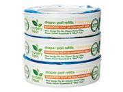 Munchkin Nursery Fresh Diaper Genie Refill 3 Pack 816 Count