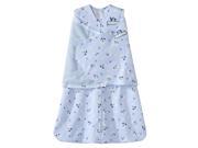 HALO SleepSack Swaddle 100% Cotton Blue Pup Pals Small