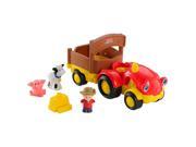 Fisher Price Little People Lil Movers Tow n Pull Tractor with Farmer Eddie