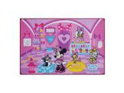Disney Minnie Bow tique Pet Salon Game Rug