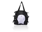 O3 Obersee Innsbruck Tote Diaper Bag with Detachable Cooler Black White