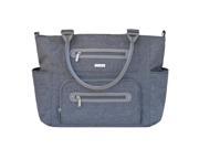 JJ Cole Caprice Diaper Bag Gray Heather