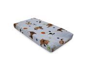 Lambs Ivy Bow Wow Buddies Changing Pad Cover