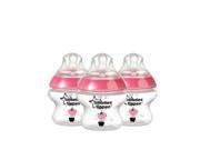 Tommee Tippee Closer to Nature 3 Pack Decorated 5 Ounce Bottle Girls