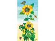 Marmont Hill Sunflower and Bugs 2 Eric Carle Print on Canvas