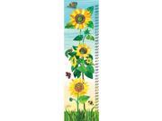 Marmont Hill Insects Sunflowers Eric Carle Print on Canvas Growth Chart