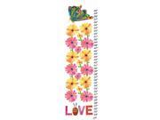 Marmont Butterflies Love Flowers Eric Carle Print on Canvas Growth Chart