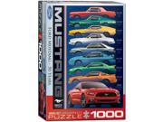 Ford Mustang 9 Model 1000 Piece Puzzle by Eurographics