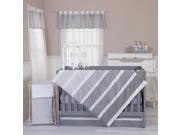 Trend Lab Ombre 3 Piece Crib Bedding Set Gray