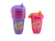 Babies R Us Reusables Girls 10 Ounce Spout Cups 5 Pack