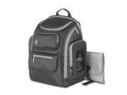 Jeep Places Spaces Backpack Diaper Bag Black Gray
