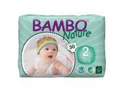 Bambo Nature Size 2 Diapers 6 Pack 30 Count