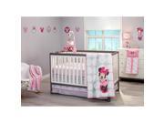 Disney Baby Minnie Mouse Polka Dots 4 Piece Crib Bedding Set
