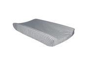 Trend Lab Gray and White Chevron Changing Pad Cover