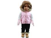 The Queen s Treasures 18 inch Doll Clothes Winter Fun Outfit Pink