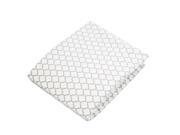 Kushies Baby White Grey Ornament Change Pad Fitted Sheet