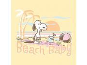Marmont Hill Beach Baby Peanuts Print on Canvas