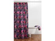 One Grace Place Sassy Shaylee s Shower Curtain with Hooks