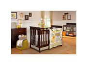 NoJo Zoobilee 4 Piece Crib Set