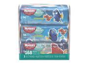 Huggies One Done Baby Wipes Scented Soft Pack 168ct