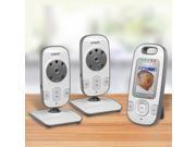 VTech Safe Full Color Video and Audio Baby Monitor with 2 Cameras VM312 2