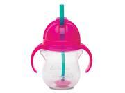 Munchkin Click Lock 7 Ounce Weighted Straw Flexi Cup Pink