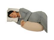 Leachco Belly Bumper Compact Side Sleeper Pillow Khaki
