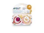 Philips AVENT BPA Free 6 18 Months 2 Pack Animal Pacifier Girl