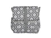 JJ Cole Backpack Diaper Bag Gray Floret