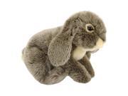 Toys R Us Animal Alley 10 inch Floppy Stuffed Bunny Grey
