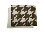 Bacati Metro Khaki White Chocolate 2 Pack Crib Fitted Sheets