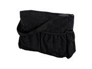 Trend Lab Crinkle Tote Diaper Bag Black