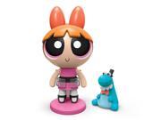 The Powerpuff Girls 2 Action Doll with Stand Blossom with Pet Dinosaur