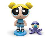 The Powerpuff Girls 2 Inch Action Doll with Stand Bubbles with Pet Octopus