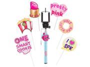 Shopkins Molded Selfie Stick with Prop Kit