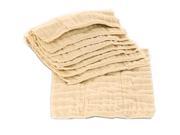 OsoCozy Unbleached Prefold Cloth Diapers 6 Pack Size 2