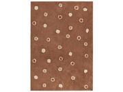 St. Croix Trading Company Brown Dots Area Rug 30 x 50